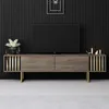 Skye Decor, Gold Line - Walnut, Black, TV-Ständer, Produktbild-Vorschau 4