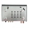 The underside of a black and silver DVB-T2 receiver tuner. Voir les images du produit