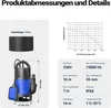 Schmutzwasserpumpe 1100 W 15000 l/h Tauchpumpe Gartenpumpe Produktbild-Vorschau 3