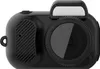 A black digital camera is shown against a white background. Produktbild-Vorschau