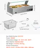 VEVOR komerčný ohrievač potravín (3 x 1/2 nádoby), 1,5 kW Náhľad obrázku produktu 7