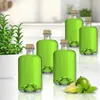 5 Glasflaschen 1000 ml leer zum selbst Befüllen mit Korken Produktbild-Vorschau 3