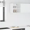 vidaXL Závěsná skříňka s úložným prostorem, bílá, 40 x 29,5 Náhled obrázku produktu 3