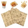 100 Blätter Backpapier Zeitungsoptik, Backpapier Zuschnitte Produktbild-Vorschau 1