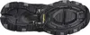 The bottom view of a black Skechers sneaker. Voir les images du produit