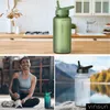 Trinkflasche 1L Sport Flasche Wasserflasche BPA frei grün Produktbild-Vorschau 8