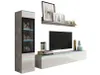 A modern living room wall unit with a display cabinet, TV stand, and shelf. Náhled obrázku produktu
