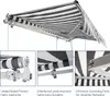 Izrielar Markise 350 x 300 cm  Beschattung Terrasse & Produktbild-Vorschau 5