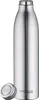 A silver stainless steel thermos bottle with its cap off, placed next to it. Náhled obrázku produktu