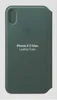 Étui en cuir Apple Folio pour l'Apple iPhone Xs Max - Vert Voir les images du produit 7