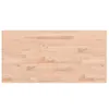 vidaXL Tischplatte 100x50x4 cm Rechteckig Massivholz Buche Produktbild-Vorschau 1