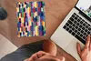 MuchoWow® Mauspad Mousepad Krawatte - Regenbogen - Muster Produktbild-Vorschau 3