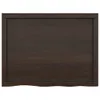vidaXL Wandregal Dunkelgrau 80x60x(2-4) cm Massivholz Eiche Produktbild-Vorschau 6