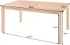Massiver Gartentisch EMPIRE TEAK 150cm natur Teakholz Produktbild-Vorschau 7