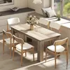 HOMCOM Uitschuifbare eettafel, 180-260 x 90 cm, keukentafel Productafbeelding-voorbeeld 2