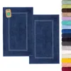 Lavea® 2er Set Badematte 50x80 cm, Badezimmerteppich 100% Produktbild-Vorschau 1