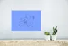 MuchoWow® Poster Paar - Linienkunst - Blau 30x20 cm - Produktbild-Vorschau 5