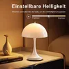Led Pilz kleine Tischlampe, Drei Farben Touch Nachtlicht, Produktbild-Vorschau 2