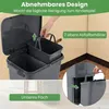 COSTWAY 36 L, pattumiera a 2 scomparti con scomparto Anteprima dell’immagine prodotto 6