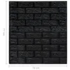 3D Tapete Ziegelstein Selbstklebend 40 Stk. Schwarz 150726 Produktbild-Vorschau 7