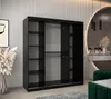 Kleiderschrank KATIE 3 - 180 cm, schwarz / schwarz Produktbild-Vorschau 3