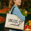 Huuraa Jutetasche Langeoog verliebt 21 Liter Black Jute und Produktbild-Vorschau 2