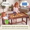 KOMFOTTEU Drevená kuchynka, vonkajšia kuchynka s vodnou Náhľad obrázku produktu 2