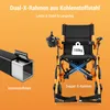 Elektrorollstuhl faltbar mit Joystick, Rollstuhl mit Produktbild-Vorschau 4