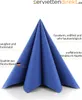 PG-Airlaid Serviette Blau, 40 x 40 cm, 50 Stück Produktbild-Vorschau 4