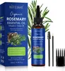 Olio di rosmarino con olio di ricino Olio essenziale per la Anteprima dell’immagine prodotto 1