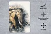 MuchoWow® Mauspad Mousepad Elefant - Farbe - Zeitungspapier Produktbild-Vorschau 2