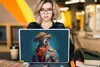 MuchoWow® Laptop Aufkleber Sticker Cover Hund - Jacke - Produktbild-Vorschau 5