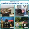 Carrello spesa pieghevole 100kg freno tasca laterale Anteprima dell’immagine prodotto 4