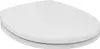 A white toilet seat is shown from a slightly elevated side angle against a white background. Anteprima dell’immagine prodotto