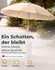 Sonnenschirm Ø 160 cm kippbar mit 8 Streben PF 50+ mit Produktbild-Vorschau 9