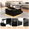 Merax Couchtisch mit LED-Beleuchtung und Stauraum, Produktbild-Vorschau 8