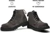 NAGABA Stiefel Damen Herren Springerstiefel 6-Loch - Leder Produktbild-Vorschau 4