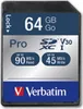 Verbatim SDXC Karte Pro     64GB Class 10 UHS-I             Produktbild-Vorschau 2