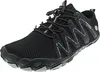 A black athletic shoe is shown from a side-angle on a white background. Produktbild-Vorschau