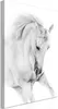 Vliesstoff Leinwandbild - White Horse (1 Part) Vertical Produktbild-Vorschau 1