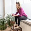Yamadhi Casual ¾ Yoga Longsleeve, Modal, Berry (purple Produktbild-Vorschau 4