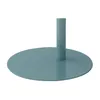 The base of a blue metal table with a cylindrical stand. Produktbild-Vorschau
