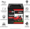 Langzeit Gel Rasentraktor Batterie 14Ah 12V 592 90 25-01 Produktbild-Vorschau 3