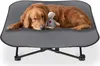 JOIEYOU Hundebett Katzenbett 87x87x33 cm Faltbar Erhöhtes Produktbild-Vorschau 1