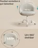 A chair is shown with text overlays highlighting its features. Produktbild-Vorschau