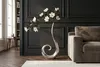 Riesige Designer Vase Wave Alu silber XXL 105cm Blumenvase Produktbild-Vorschau 4