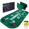 XXL Pokermatte 160x80 cm - Faltbare Pokertischauflage mit Produktbild-Vorschau 1