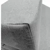 A close-up view of the corner of a light gray upholstered furniture item, possibly a mattress or sofa cushion. Produktbild-Vorschau