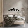 Wallity, Mountain - 285, Wanddeko, Schwarz, Metall, 16 x 68 Produktbild-Vorschau 1