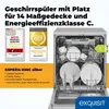 Exquisit Geschirrspüler 60 cm, Unterbaufähig, EEK: C, 12 Produktbild-Vorschau 2